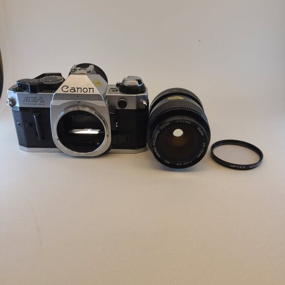Canon AE-1 Program 35mm Film Camera (For Parts/Repair) with Lens - Picture 2 of 10